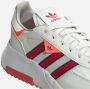 Adidas ORIGINALS Retropy F2 Sneakers Core White Better Scarlet Solar Red Heren - Thumbnail 7