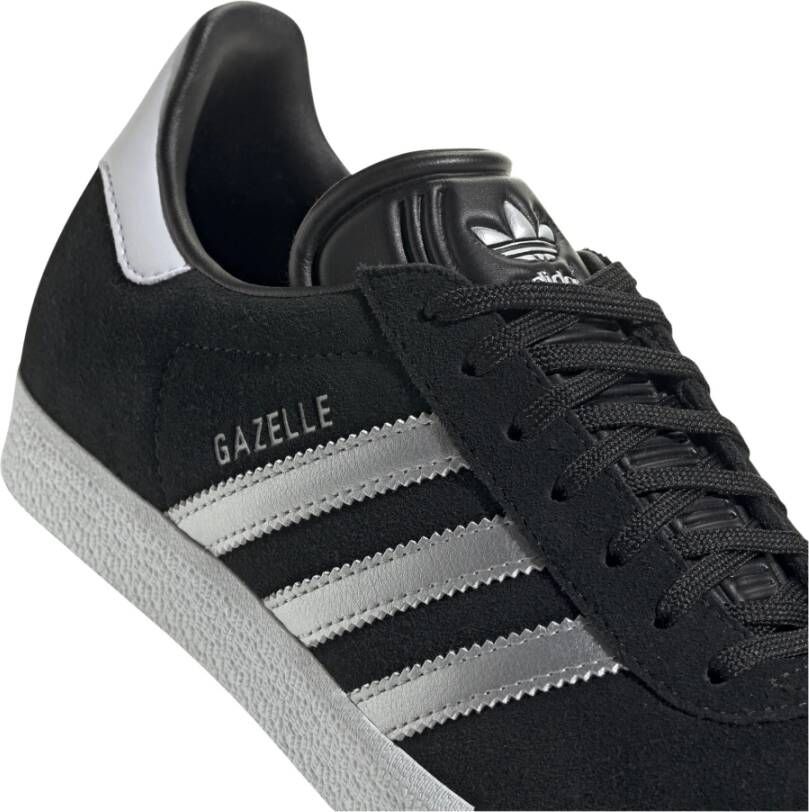 adidas Originals Zwarte Gazelle Sneakers Old-School Vibes Zwart Dames