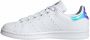 Adidas Originals Stan Smith sneakers wit zilver metallic Meisjes Gerecycled polyester 38 - Thumbnail 7
