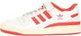 Adidas Originals Witte en Oranje Forum 84 Lage Sneakers Multicolor - Thumbnail 12