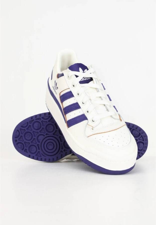 adidas Originals Witte Forum Bold Stripes Sneakers White Dames