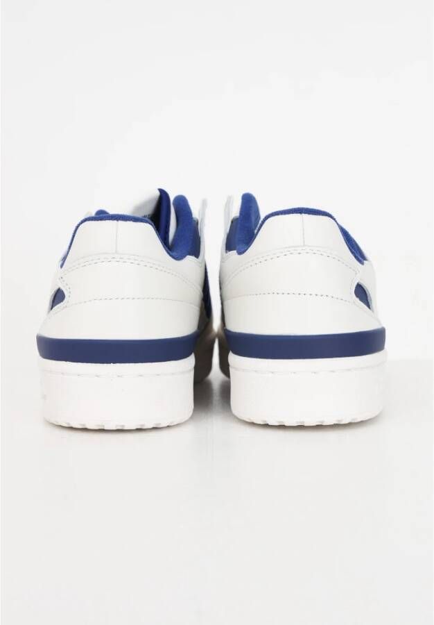 adidas Originals Witte lage sneakers met leren bovenwerk en rubberen zool White Heren