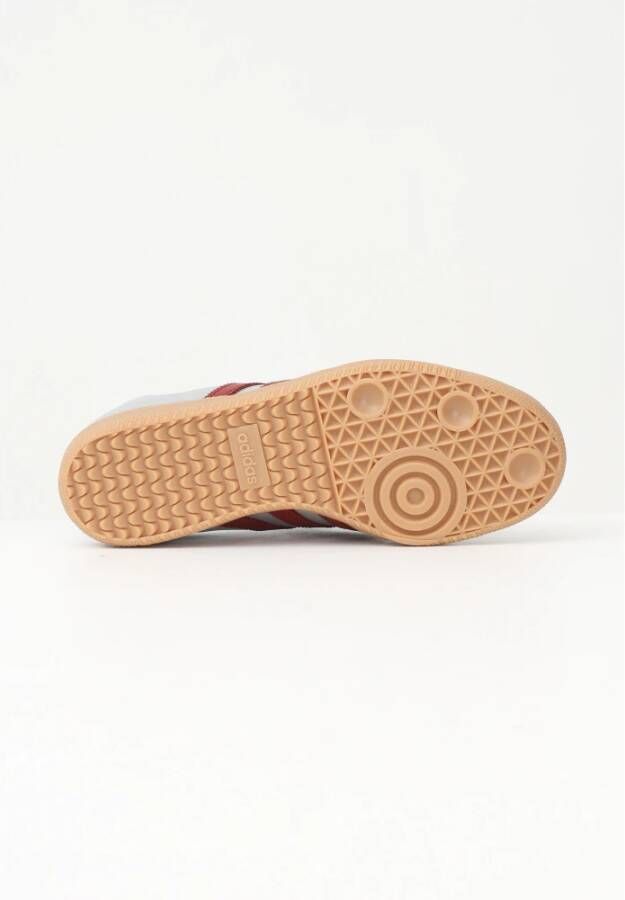Adidas Originals Zilver Bordeaux Samba LT Sneakers Vrouwen