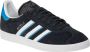 Adidas Originals Zwarte Gazelle Leren Sneakers Multicolor - Thumbnail 4