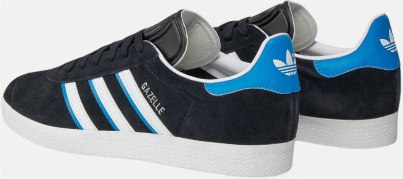 Adidas Originals Zwarte Gazelle Leren Sneakers Multicolor Heren Schoenen