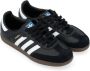 Adidas Originals Zwarte leren Samba Sneaker Black Dames - Thumbnail 4
