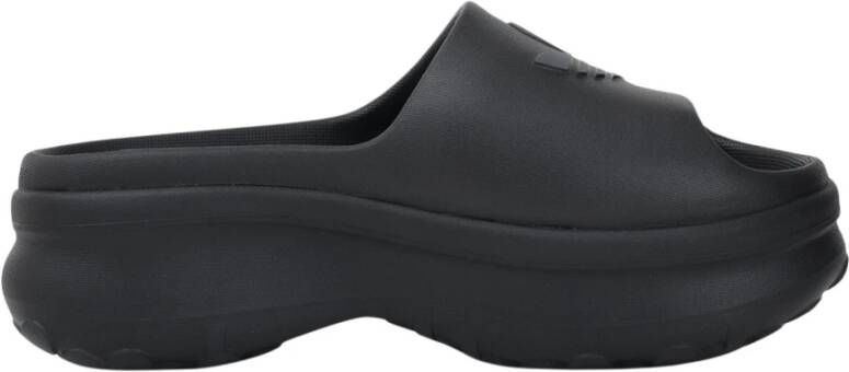 Adidas Originals Zwarte Sandalen Stan Smith Stijl