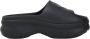Adidas Originals Platte Zwarte Schoenen Slide Stijl - Thumbnail 3