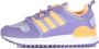Adidas Paarse Lage Sneaker met Oranje Accents Purple Dames - Thumbnail 4