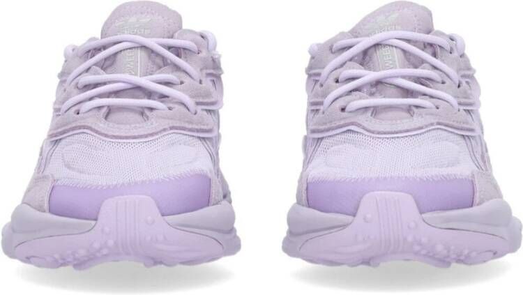 Adidas Paarse Tint Lage Sneaker met Tubulaire Ondersteuning Purple Dames