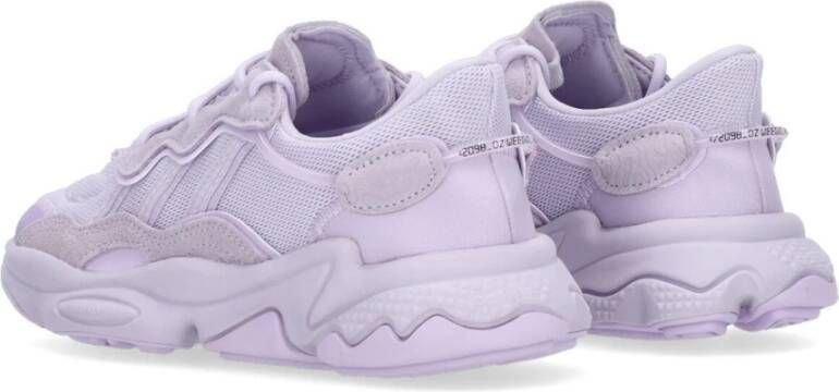 Adidas Paarse Tint Lage Sneaker met Tubulaire Ondersteuning Purple Dames