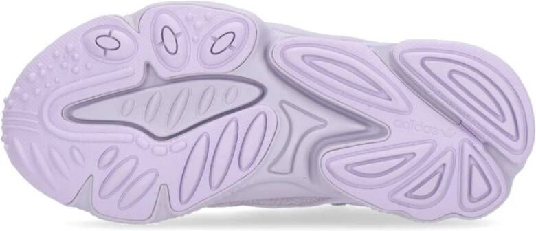 Adidas Paarse Tint Lage Sneaker met Tubulaire Ondersteuning Purple Dames