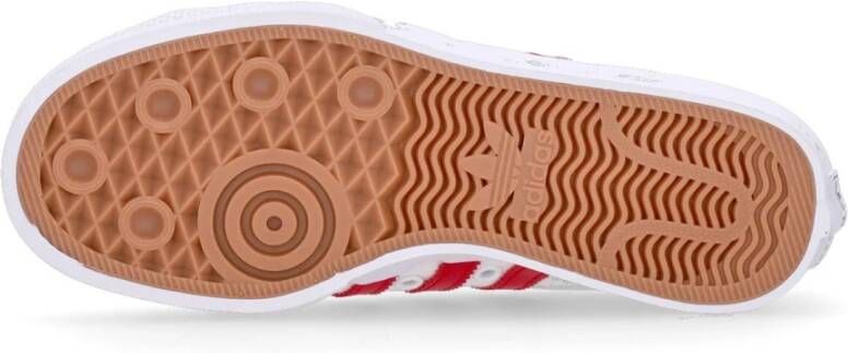 Adidas Platform Lage Sneaker Scarlet Wit Zwart White Dames