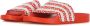 Adidas Adilette Dames Slippers en Sandalen Red Synthetisch 2 3 Foot Locker - Thumbnail 3