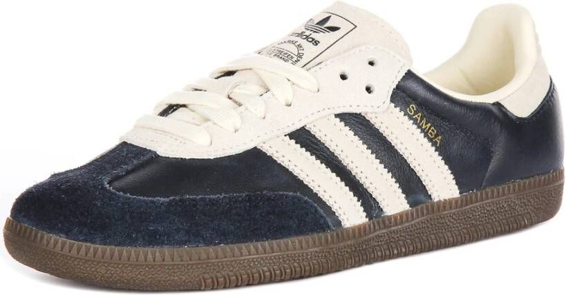 Adidas Retro Samba OG Navy Beige Sneakers