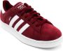 Adidas Originals Bordeauxrode Campus 2 Zijde Suede Sneakers Red - Thumbnail 8