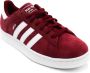 Adidas Originals Bordeauxrode Campus 2 Zijde Suede Sneakers Red Dames - Thumbnail 8