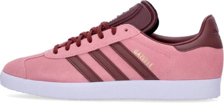 Adidas Rood Wit Lage Top Sneakers Mannen Pink Heren
