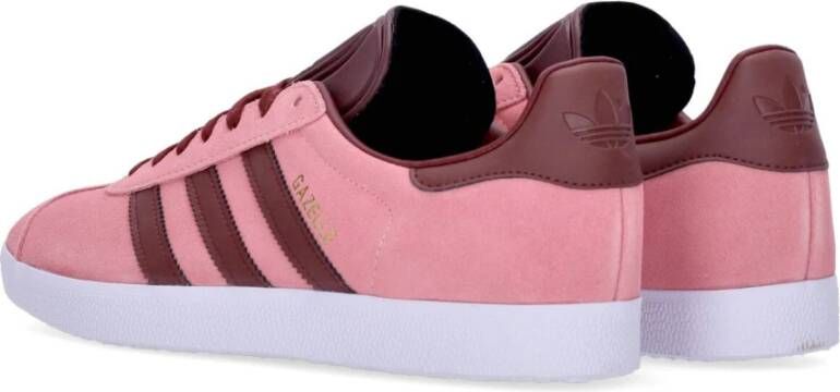 Adidas Rood Wit Lage Top Sneakers Mannen Pink Heren