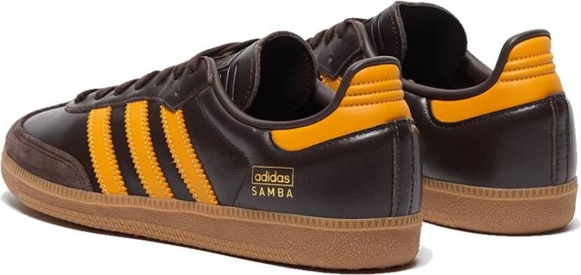 Adidas Samba OG Donkerbruin Preloved Geel & Gum-40 Brown Heren