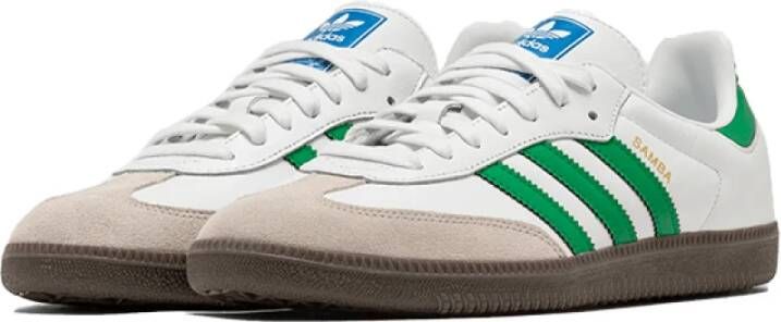 Adidas Samba OG Wit Groen Sneakers White Heren