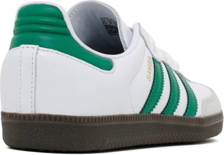 Adidas Samba OG Wit Groene Sneakers Multicolor Dames