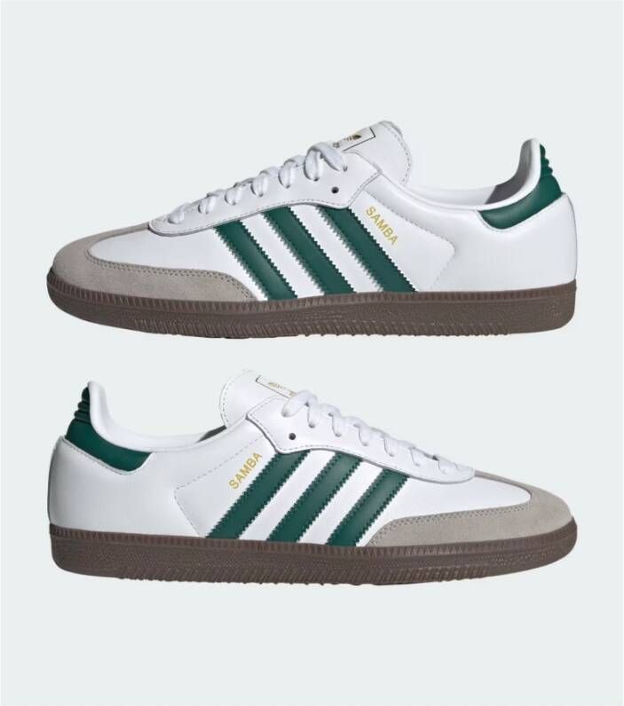 Adidas Samba OG Wit Groen Originals Sneakers