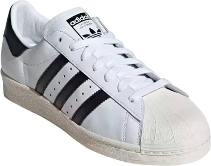Adidas Schelp Teen Leren Sneakers White Heren