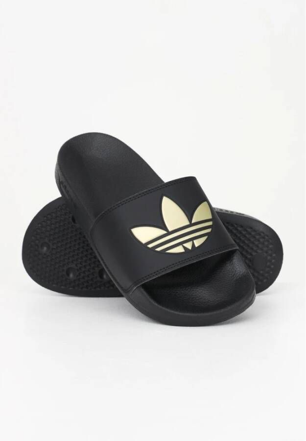 Adidas Zomerse Chic Sliders voor Vrouwen Zwart Dames