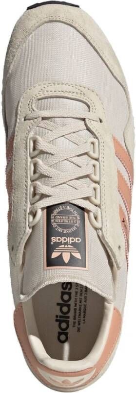 Adidas Verfijnde Vintage Runner Sneakers Beige Heren