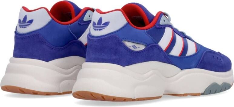 Adidas Retro F90 Lage Sneaker Blauw Heren