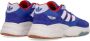 Adidas Retro F90 Lage Sneaker Blauw Heren - Thumbnail 4