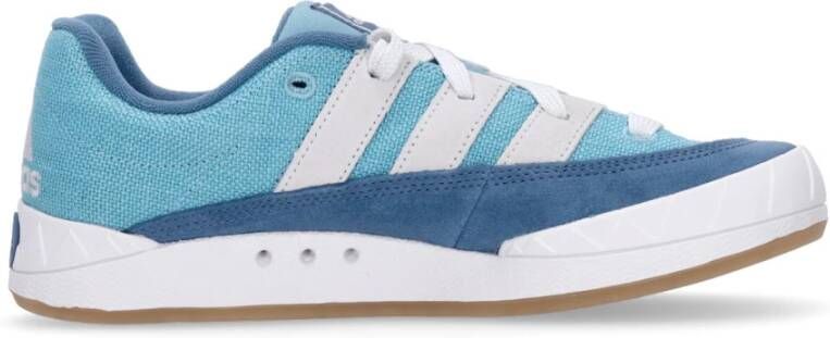 Adidas Adimatic Lage Sneaker Precious Blue Wit Gum Blauw Heren