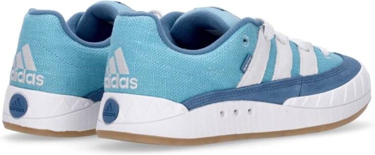 Adidas Adimatic Lage Sneaker Precious Blue Wit Gum Blauw Heren