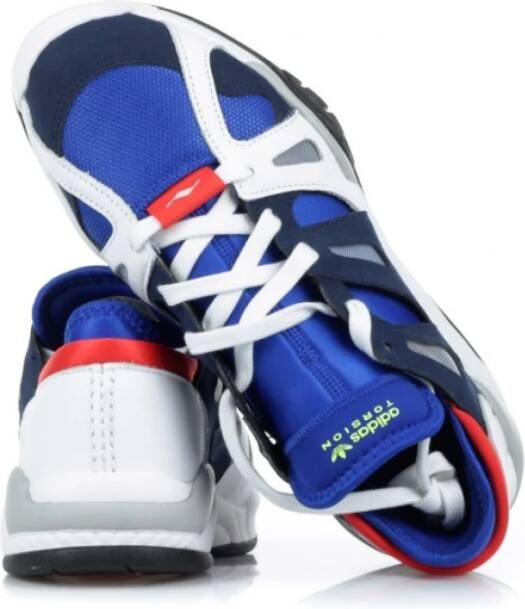 Adidas Multicolor Abstract Lage Sneakers Blauw Heren