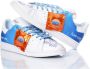 Adidas Handgemaakte Lichtblauw Witte Sneakers Multicolor Dames - Thumbnail 2