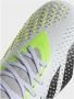 Adidas Predator Accuracy.2 Gras Voetbalschoenen (FG) Wit Grijs Felgeel Zwart - Thumbnail 8