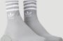 Balenciaga Speed Sneakers Gebreide Weefsel Handtekening Streep Motief Grijs Heren - Thumbnail 8