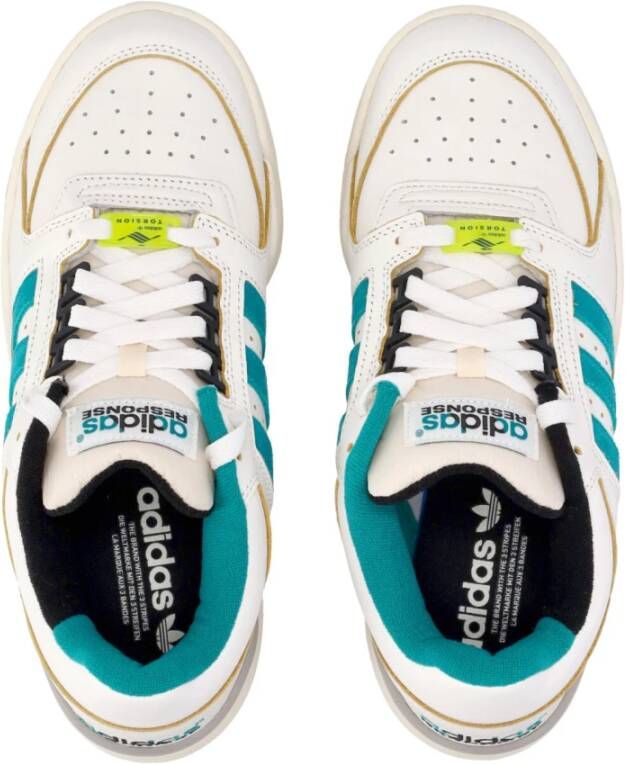 Adidas Torsion Tennis Low Sneakers Streetwear Collectie Groen Heren