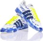 Adidas Handgemaakte Wit Blauwe Sneakers Multicolor Heren - Thumbnail 4