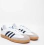 Adidas Originals Samba OG Dames Cloud White Night Indigo Gum- Dames Cloud White Night Indigo Gum - Thumbnail 7