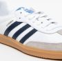 Adidas Originals Samba OG Cloud White Night Indigo Gum- Cloud White Night Indigo Gum - Thumbnail 7