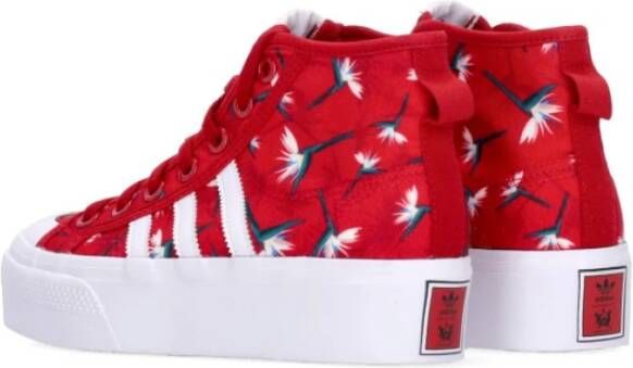 Adidas Platform Mid TM W x Thebe Magugu Power Red Rood Dames