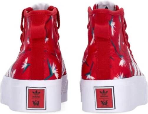 Adidas Platform Mid TM W x Thebe Magugu Power Red Rood Dames