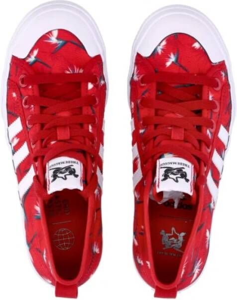 Adidas Platform Mid TM W x Thebe Magugu Power Red Rood Dames