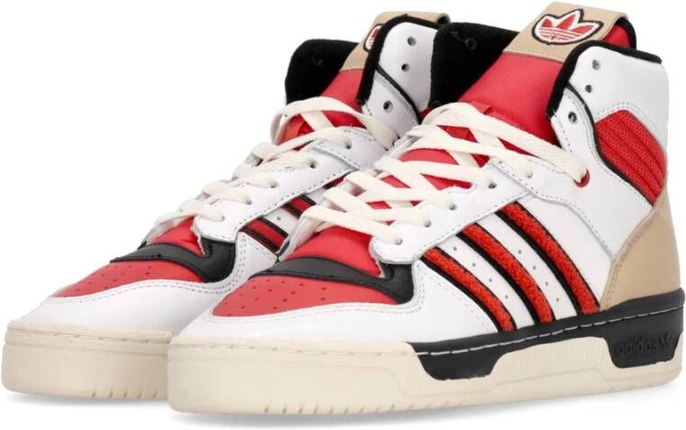 Adidas Rivalry High Sneakers Cloud White Glory Red Core Black Rood Heren