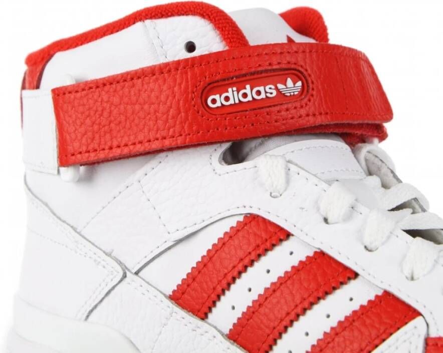 Adidas Leren Sportschoenen Rood Heren