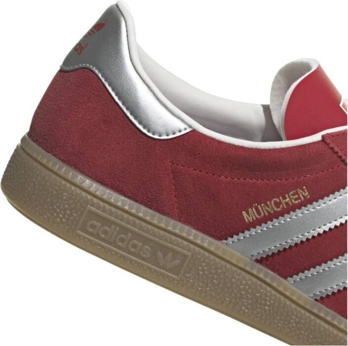 Adidas Munchen Sneakers 1 3 Scarlet Zilver Gum4 Rood Heren