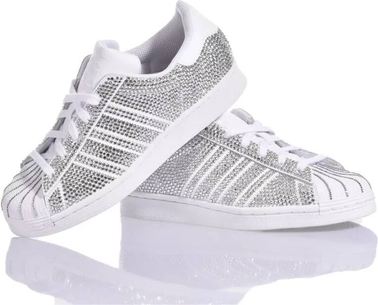 Adidas Handgemaakte Witte Sneakers voor Vrouwen Multicolor Dames