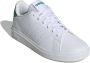 Adidas Sportswear Advantage Base 2.0 sneakers wit groen Imitatieleer 36 2 3 - Thumbnail 8